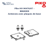 Piko HO 96470/07 – BB60000 Antennes avec plaques de base