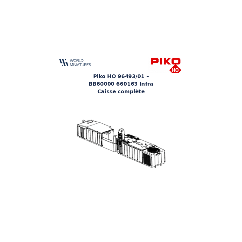 Piko HO 96493/01 – BB60000  660163 Infra Caisse complète