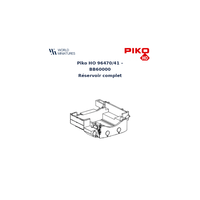 Piko HO 96470/41 – BB60000 réservoir complet