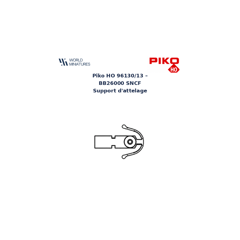 Piko HO 96130/13 – BB26000 SNCF Support d’attelage