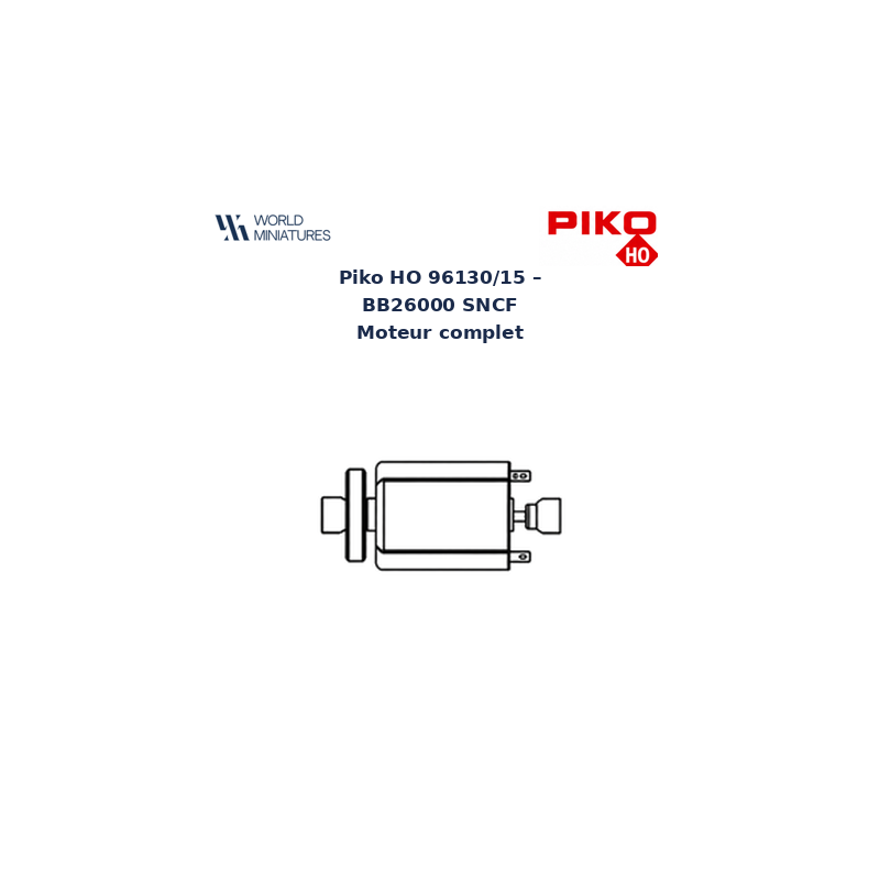 Piko HO 96130/15 – BB26000 SNCF Moteur complet