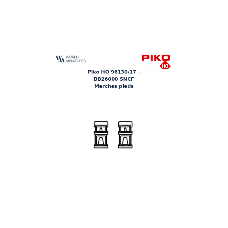 Piko HO 96130/17 – BB26000 SNCF Marches pieds