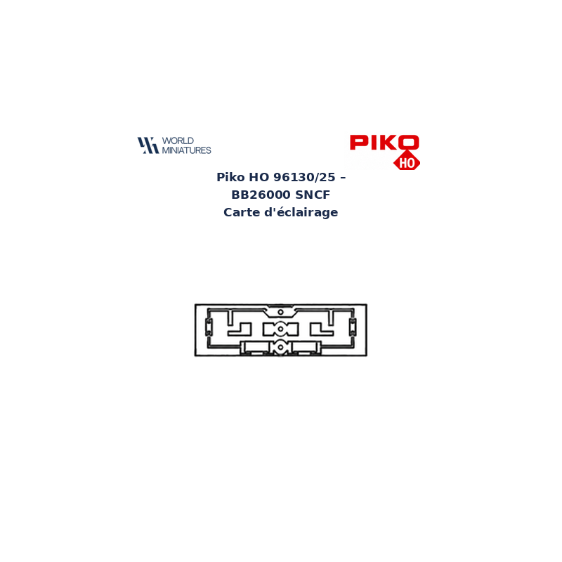 Piko HO 96130/25 BB26000 SNCF – Carte d’éclairage
