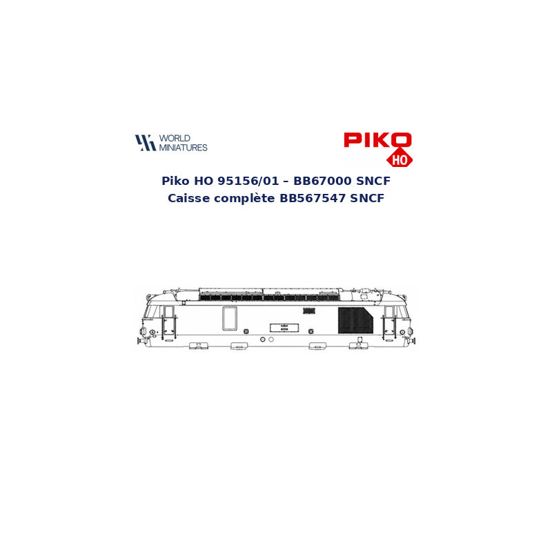 Piko HO 95175/01 – Caisse complète “Infra” BB667412