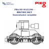 Piko HO 95151/06 – BB67000 SNCF Transmission complète
