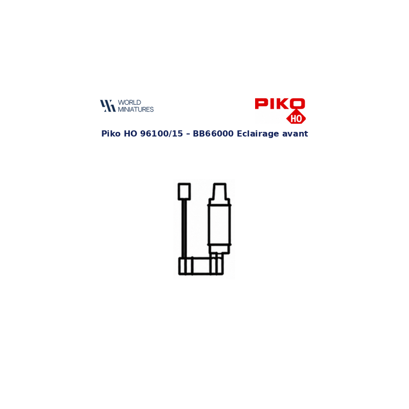 Piko HO 96100/15 – BB66000 Eclairage avant