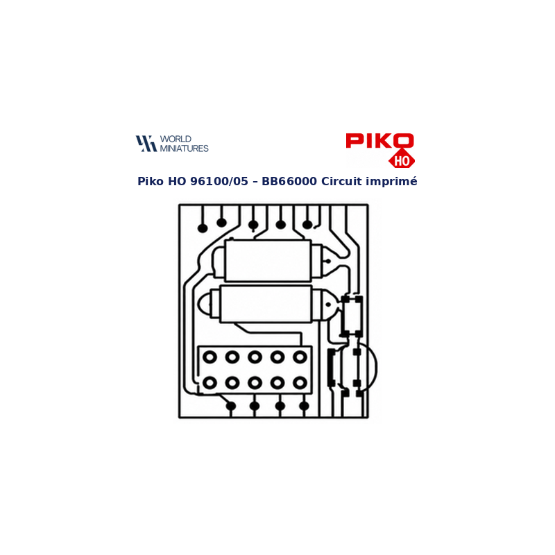 Piko HO 96100/05 – BB66000 Circuit imprimé