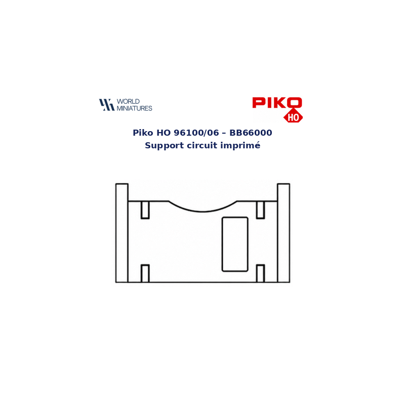 Piko HO 96100/06 – BB66000 Support circuit imprimé