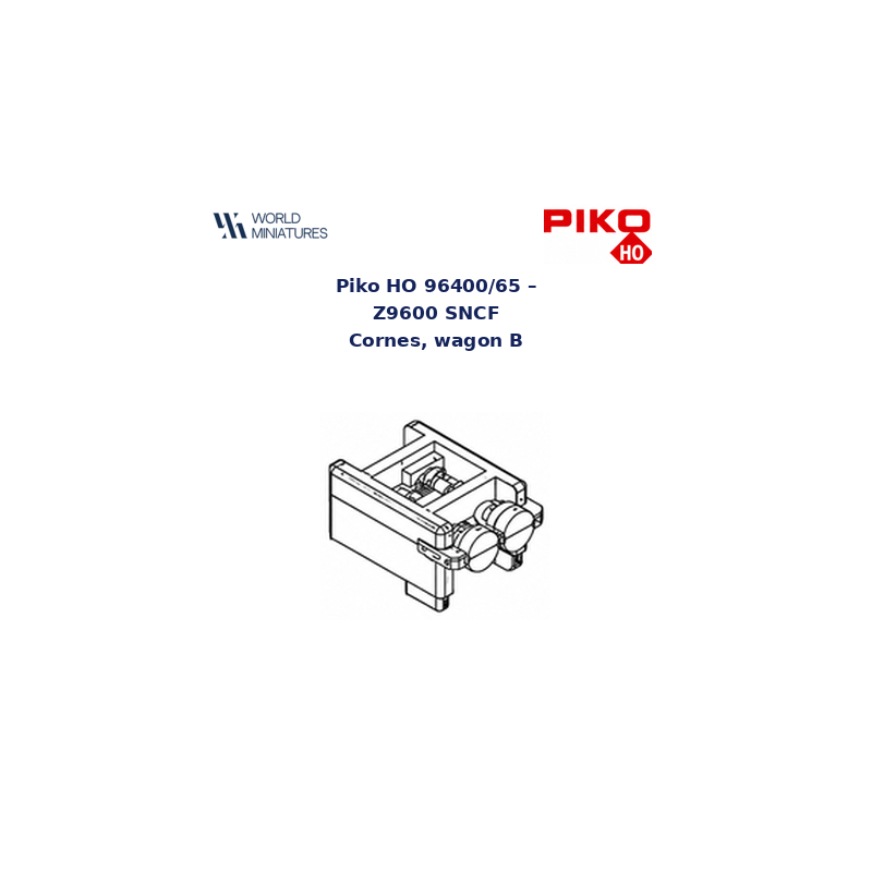 Piko HO 96400/65 – Z9600 SNCF Cornes, wagon B