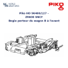 Piko HO 96400/127 – Z9600 SNCF Bogie porteur du wagon B à l’avant