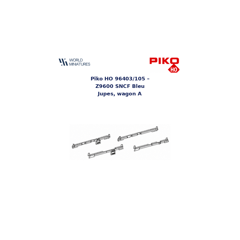 Piko HO 96403/105 – Z9600 SNCF Bleu Jupes, wagon A