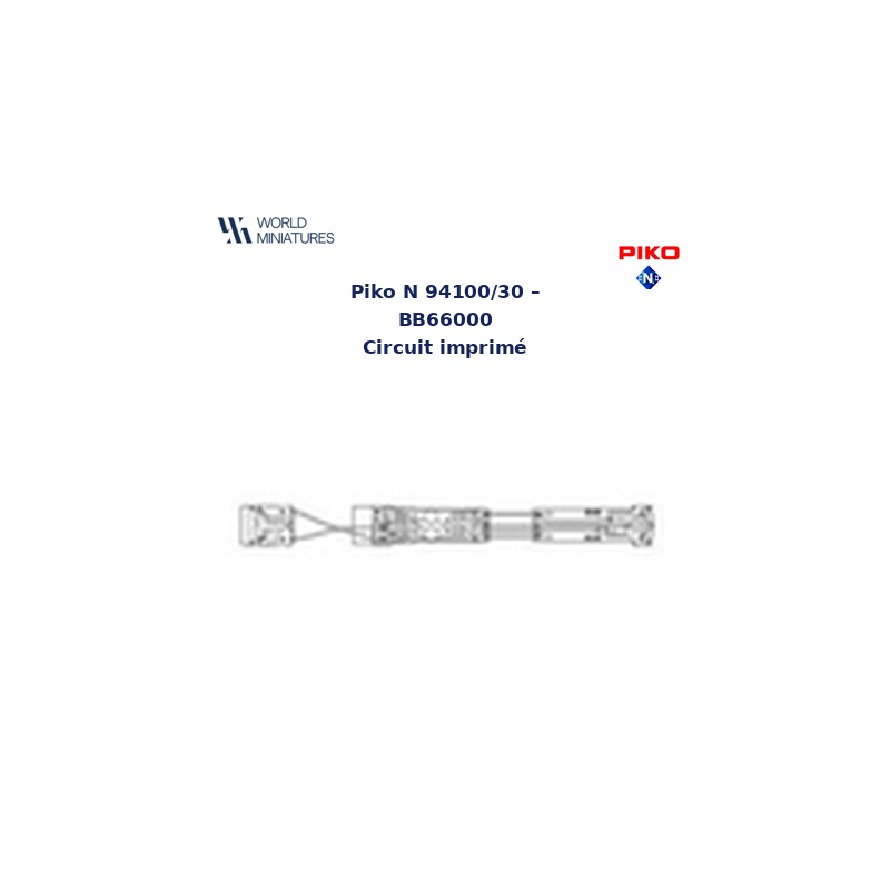 Piko N  - 94100/30  - BB66000 Circuit imprimé( BB66000)