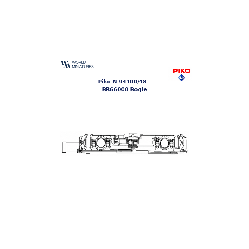 Piko N 94100/48 – BB66000 Bogie