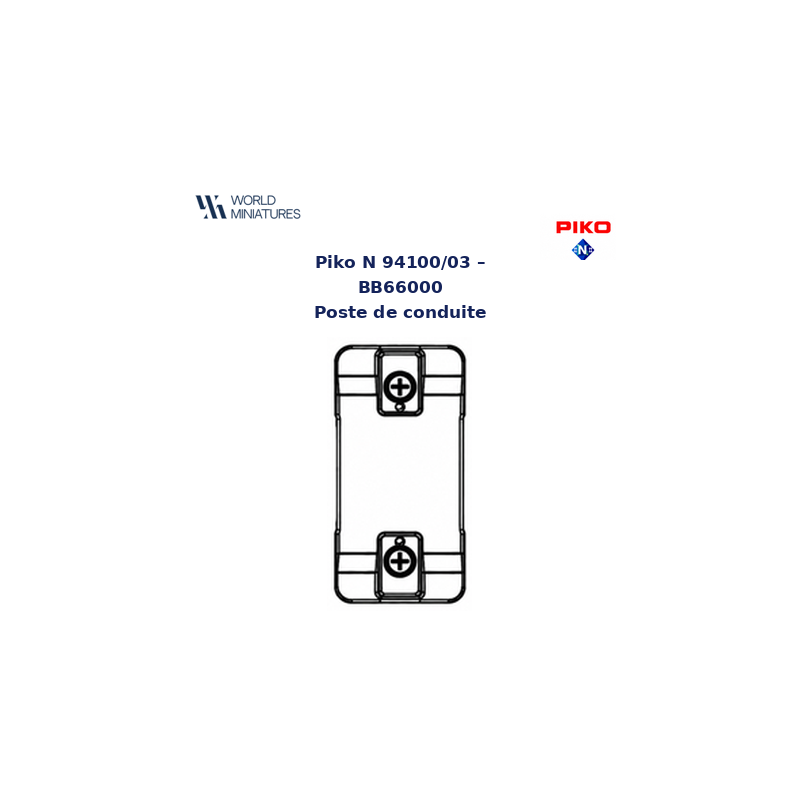 Piko N 94100/03 – BB66000 Poste de conduite
