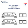Piko N 94100/04 – BB66000 Fenêtres (4 unités)