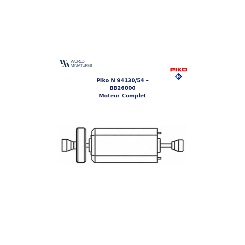 Piko N 94130/54 – BB26000 Moteur Complet