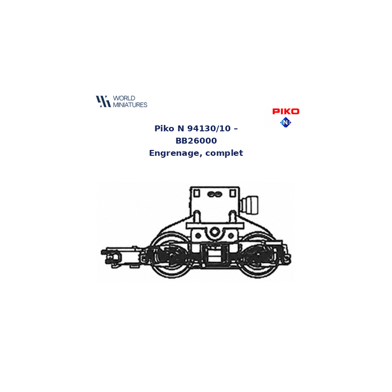 Piko N 94130/10 – BB26000 Engrenage, complet