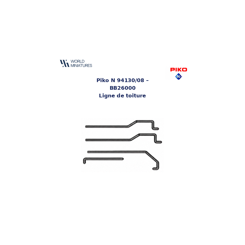 Piko N 94130/08 – BB26000 Ligne de toiture