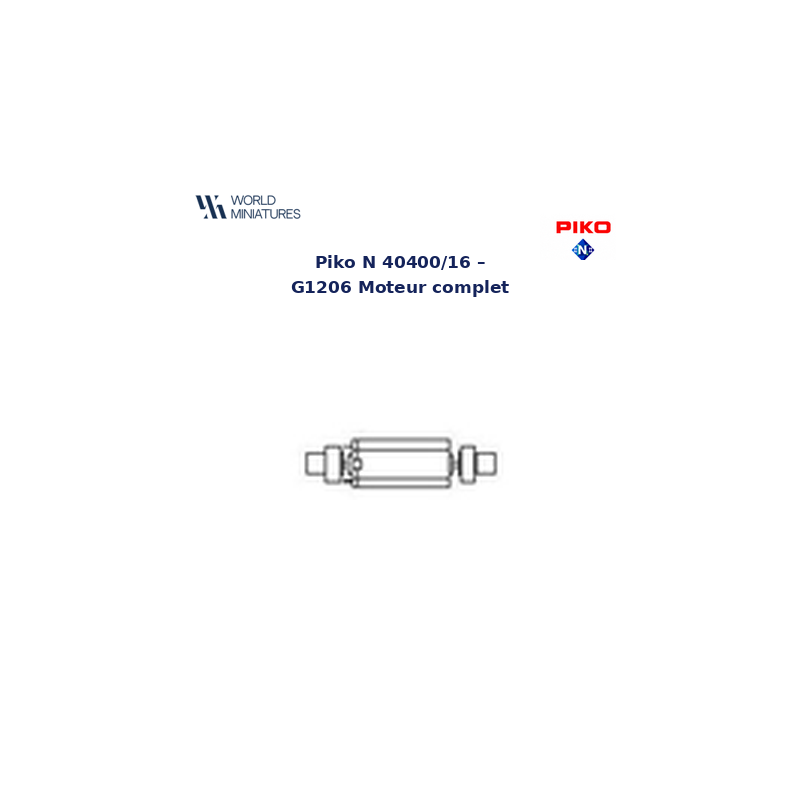Piko N - 40400/16 - G1206 Moteur complet