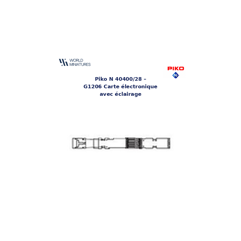 Piko N - 40400/28 - G1206 Carte électronique avec éclairage