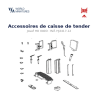 Jouef HO 040D – HJ2417-12 – Accessoires de caisse de tender