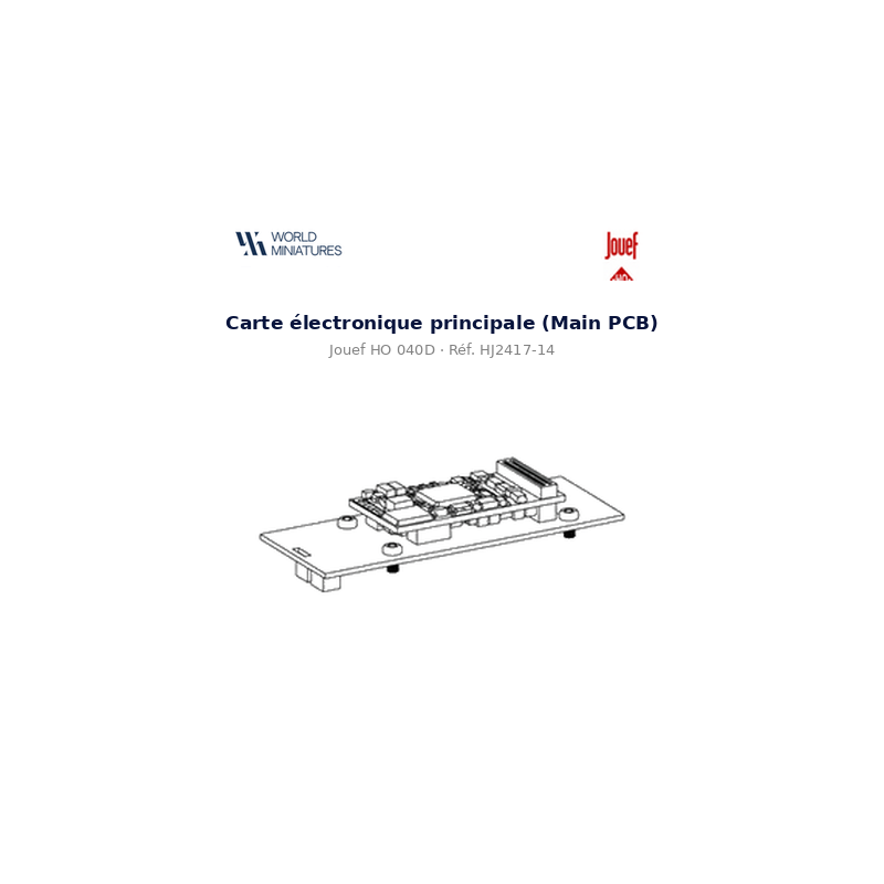 Jouef HO	HJ2417-14	Vapeur 040D 65 carte électronique principale