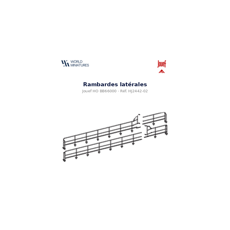 Jouef HO BB66000 – HJ2442-02 – Rambardes latérales