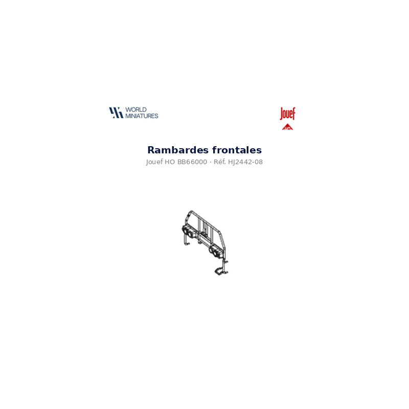 Jouef HO BB66000 – HJ2442-08 – Rambardes frontales