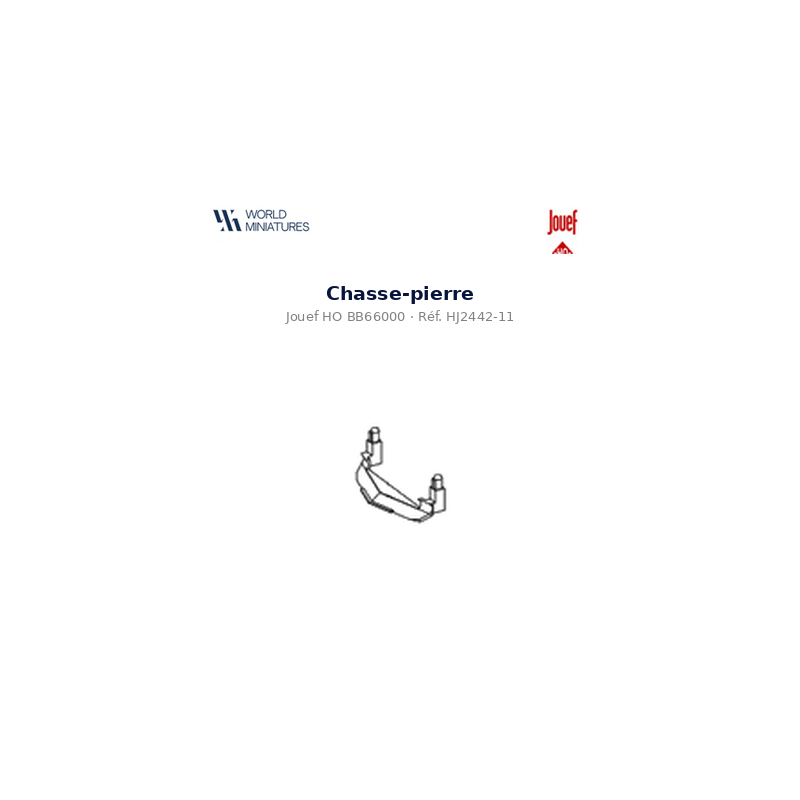 Jouef HO BB66000 – HJ2442-11 – Chasse pierre
