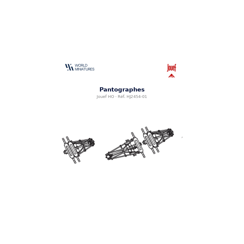 Jouef HO – HJ2454-01 – Pantographes
