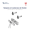 Jouef HO 140C 70 – HJ2405-14 – Tampons et Lanternes de Tender