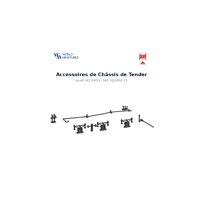 Jouef HO 040D – HJ2404-13 – Accessoires de Châssis de Tender