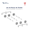 Jouef HO SNCB/NMBS – HJ2403-15 – Jeu de Roues de Tender