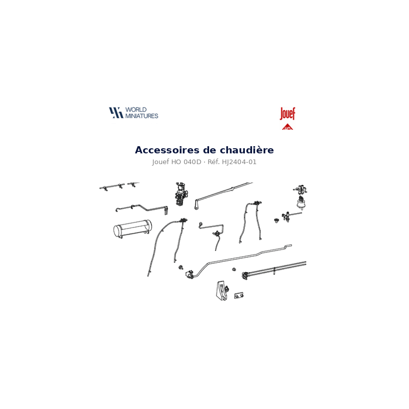 Jouef HO 040D – HJ2404-01 – Accessoires de chaudière