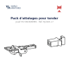 Jouef HO SNCB/NMBS – HJ2403‑17 – Pack d’attelages pour tender