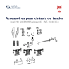 Jouef HO	HJ2403-13	SNCB/NMBS Vapeur 81 accessoires pour châssis de tender