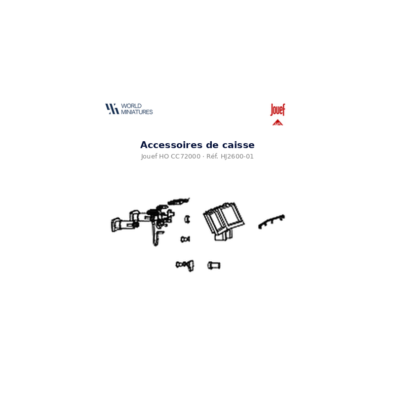 Jouef HO CC72000 Accéssoires de caisse