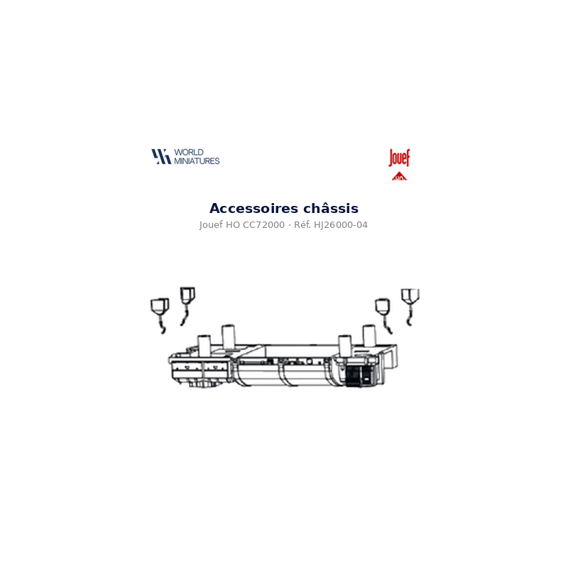 Jouef HO CC72000 - HJ26000-04 - Accessoires chassis