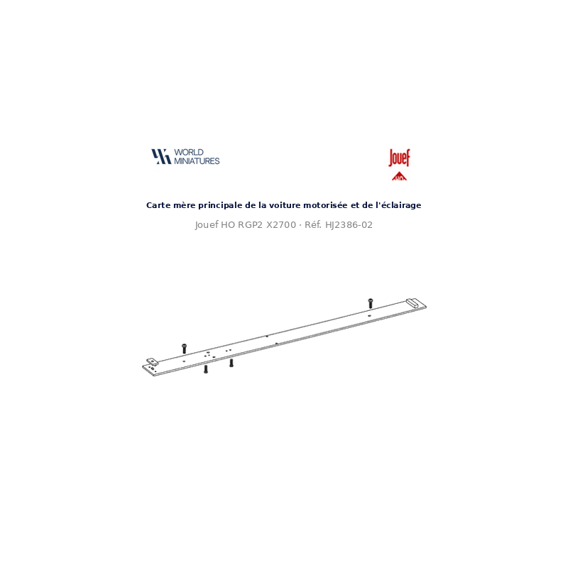 Jouef HO Autorail RGP – HJ2386-02 – Main PCB Motor coach and lights SNCF
