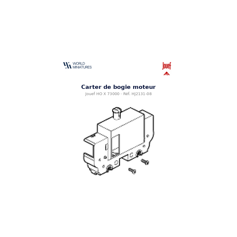 Jouef HO X 73000 – HJ2131-08 –  Carter de bogie moteur