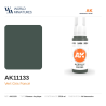 AK Interactive AK11133 – Peinture Acrylique Vert Gris Foncé – 17 ml