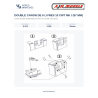 AJM Models D075 – Double canon de 6 livres 10 cwt Mk I (57 mm) – 1/350