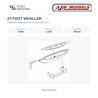 AJM Models D080 – Baleinière de 27 pieds – 1/350