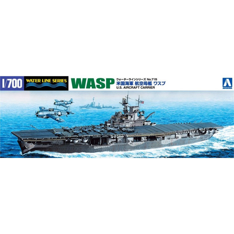 Aoshima AO010341 U.S.S Porte-Avions Wasp 1:700