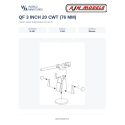 AJM Models D007 – QF 3" 20...