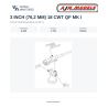 AJM Models D036 – Canon QF 3 pouces (76,2 mm) 18 CWT Mk I – 1/700