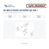 AJM Models D045 – 40 mm (2 Pdr) Vickers QF Mark I – 1/700