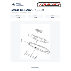 AJM Models D052 – Canot de...