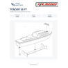 AJM Models D053 – Bateau annexe 36 pieds – 1/700