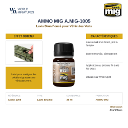 AMMO MIG 1005 – Lavis Brun...